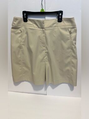 Tail Tech Women’s Beige Activewear Mini Stretch Performance Golf Skort Size 10